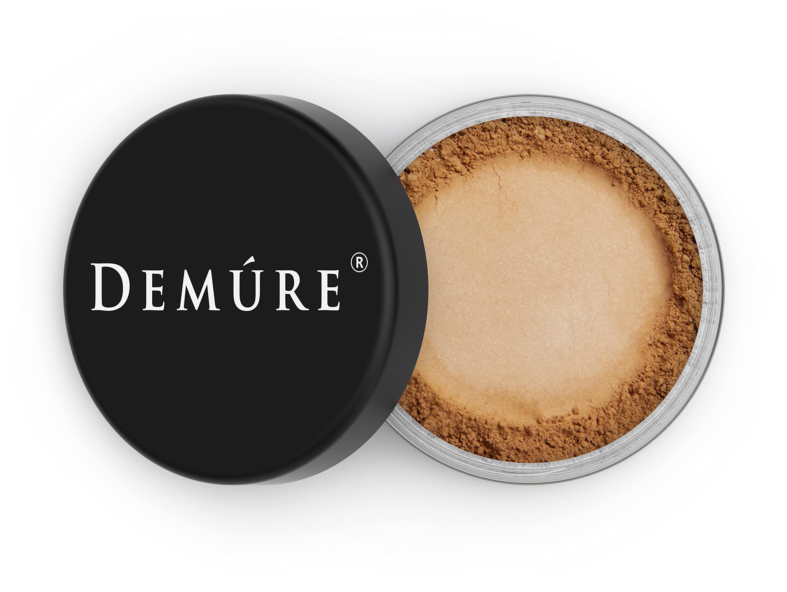 Demure Mineral Makeup Finishing Powder - Dark Shade Loose Face Setting Powder for Professional Makeup | Oil Control & Long-Lasting Wear for Daily Use & Special Occasions