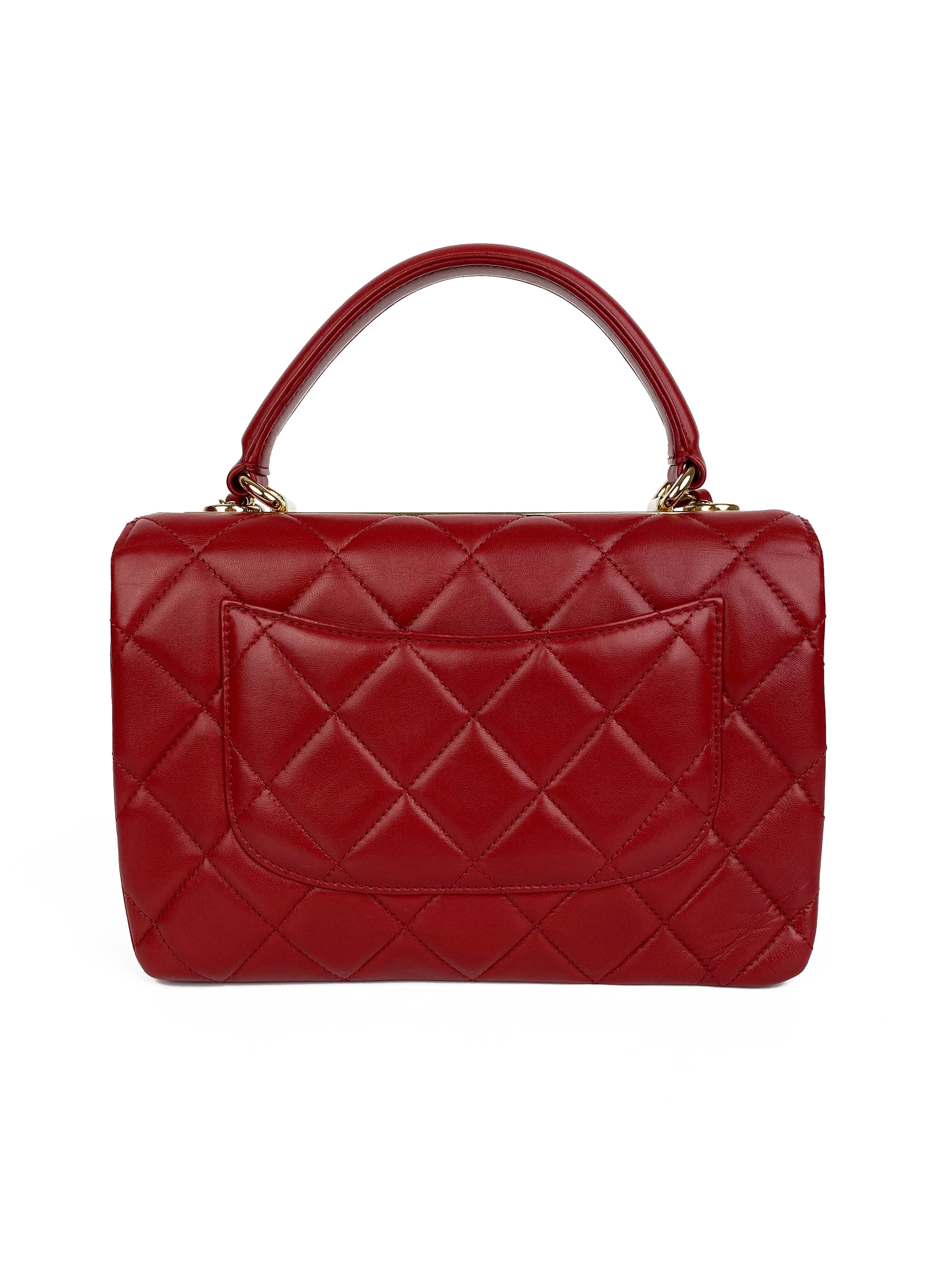 Chanel Small Red Trendy CC Bag - Luxury Crossbody Handbag for Women | Perfect for Parties, Dates & Everyday Use