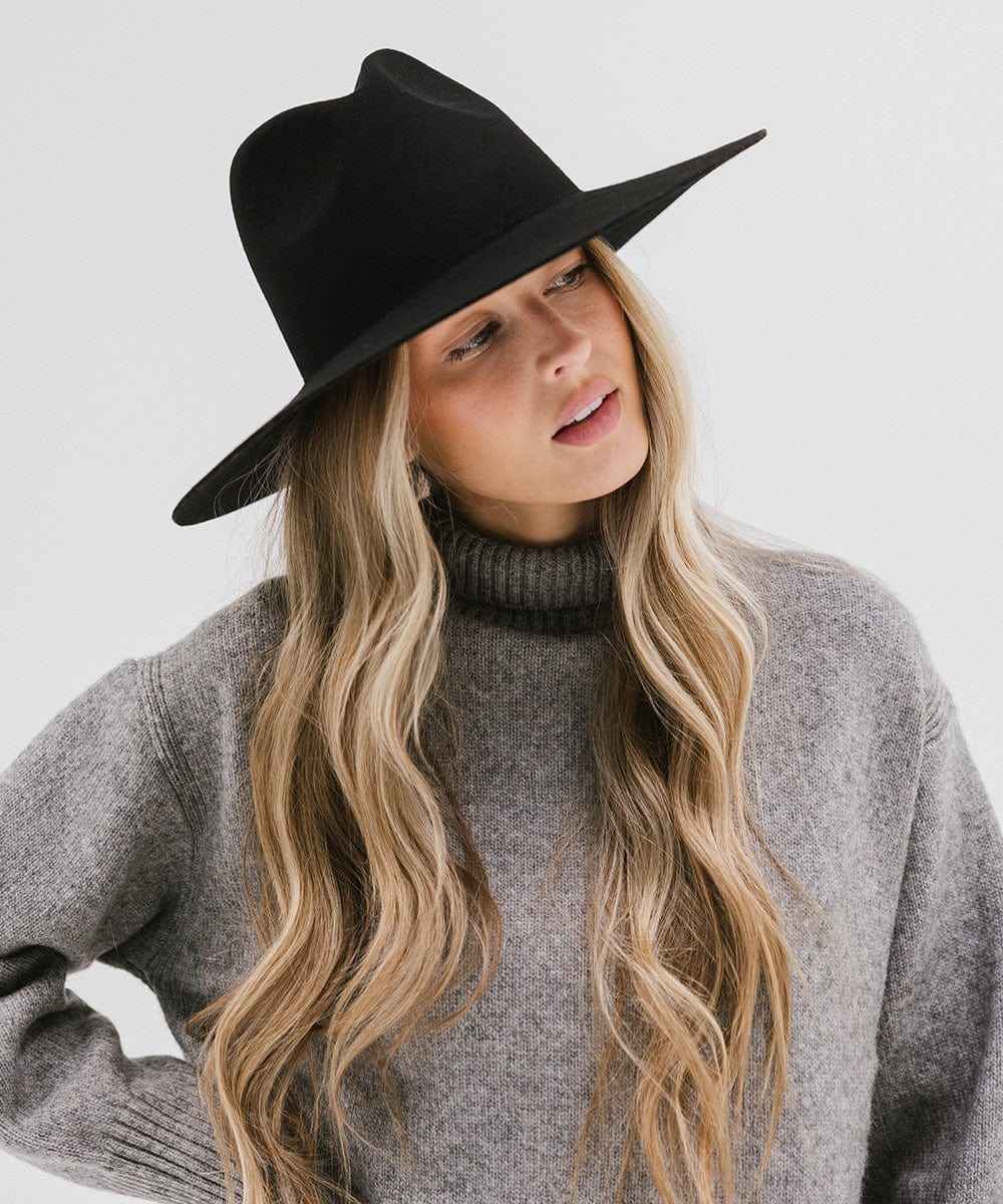 Scottie Wide Brim Fedora Hat for Women & Men - Stylish Sun Hat for Outdoor Activities, Beach, Travel & Summer Fashion