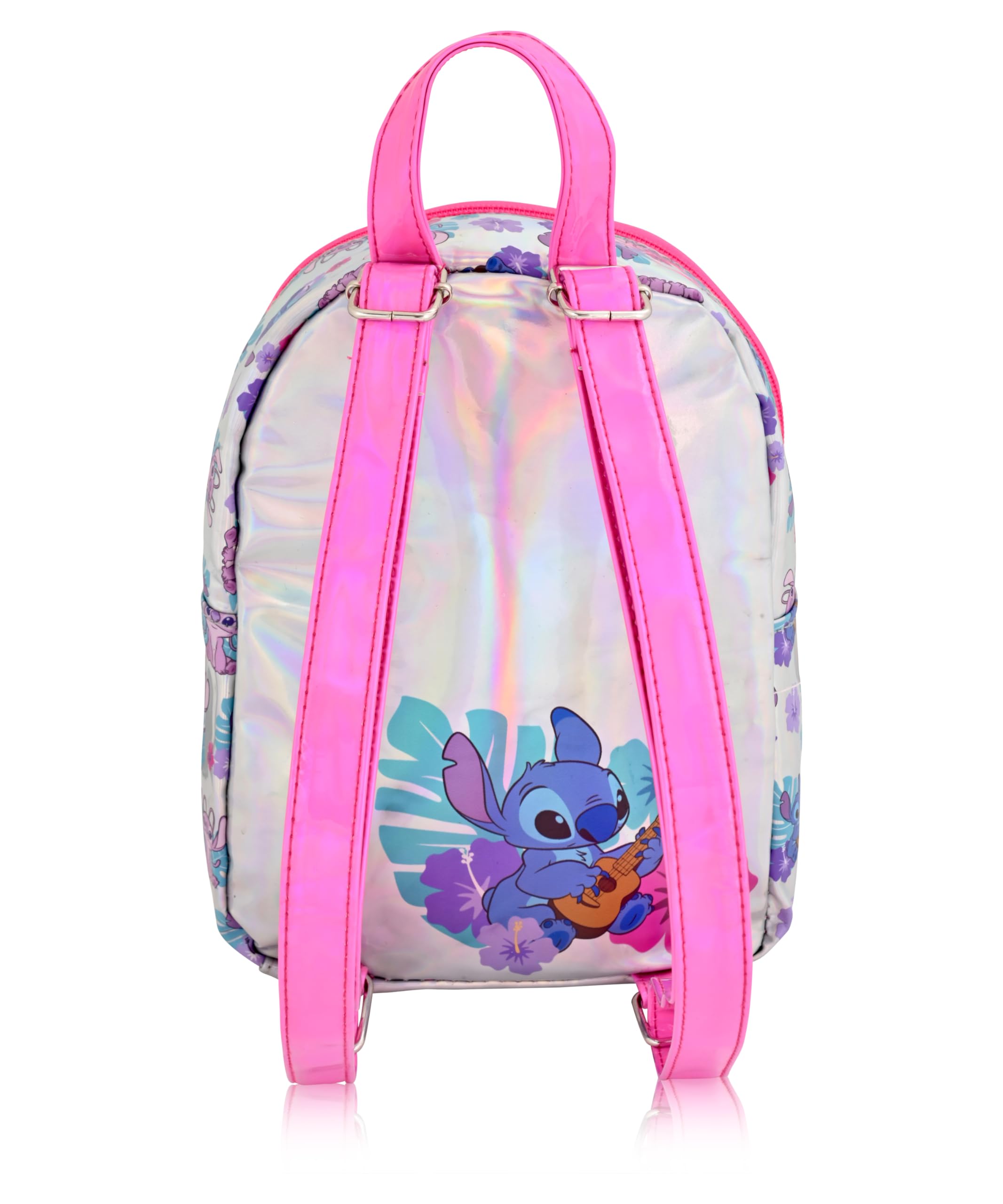 Disney Stitch Backpack for Kids - Sparkly Sequined Mini Backpack Purse for Girls & Boys, Cute Toddler School Bag | Perfect for School, Travel, and Disney Theme Park Visits