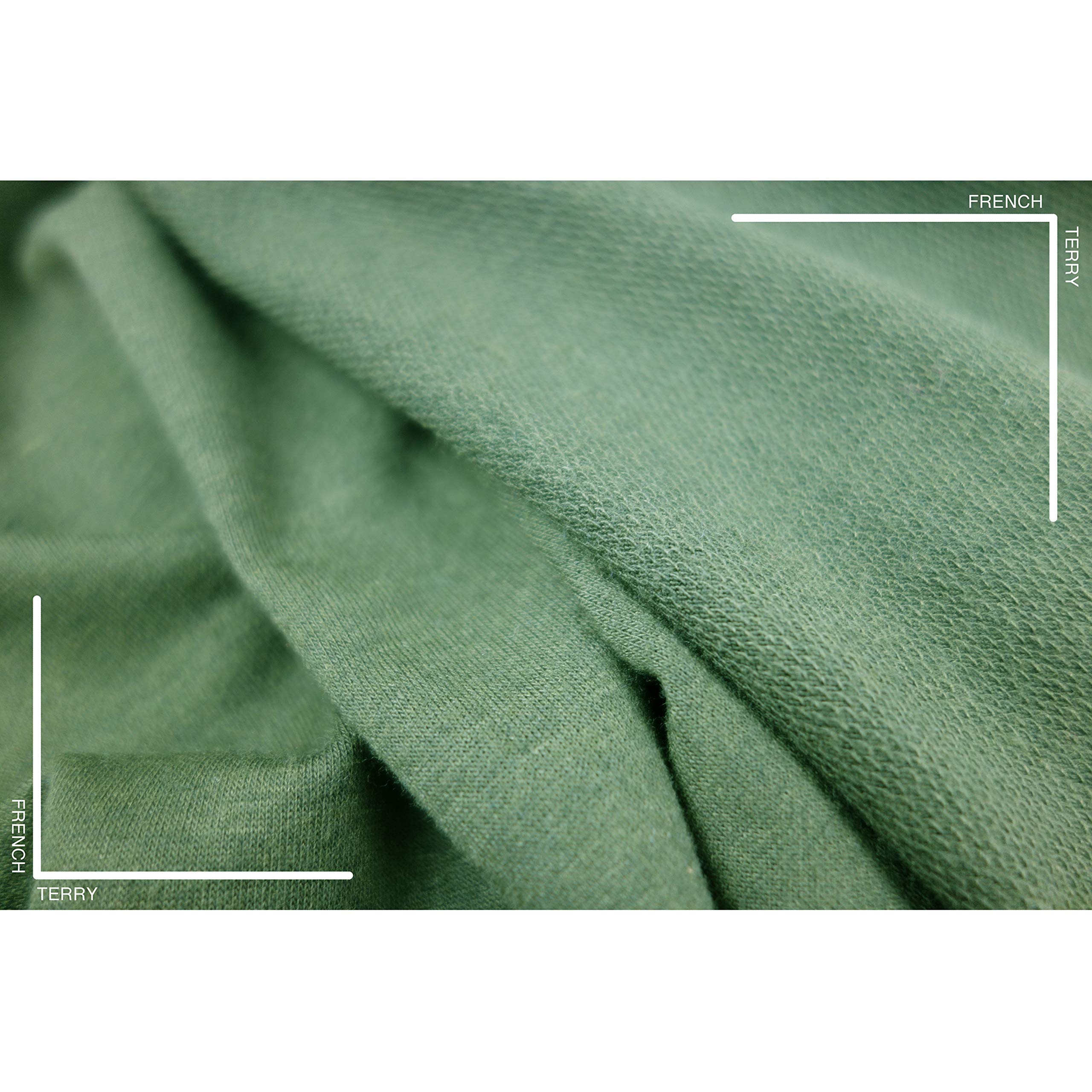 Men's Lightweight Terry Pocket Sweat Shorts with Drawstring - Made in USA - Perfect for Gym, Running & Casual Wear