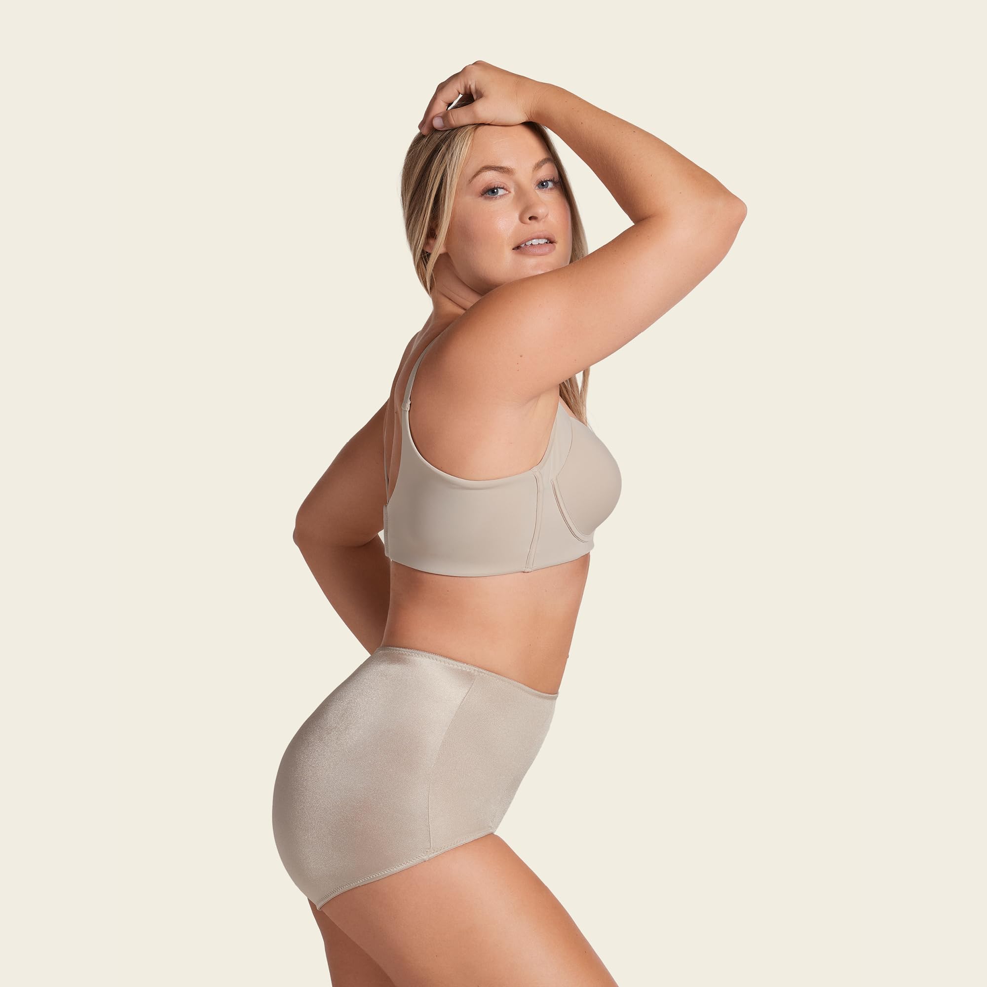 Leonisa Back Smoothing Bras for Women - Full Coverage Underwire Bra with Adjustable Hook & Eye Closure - Perfect for Everyday Wear, Work & Special Occasions