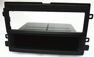 Universal Single DIN Car Stereo Dash Kit with Storage Pocket - Compatible with Most Aftermarket Radios - Perfect for Car Audio Upgrades & Custom Installations
