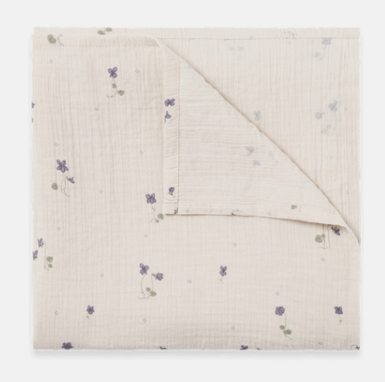 GARBO & FRIENDS Organic Cotton Muslin Swaddle Blanket for Babies - Soft, Breathable & Lightweight - Perfect for Newborn Swaddling, Nursing Cover & Stroller Blanket (One Size)