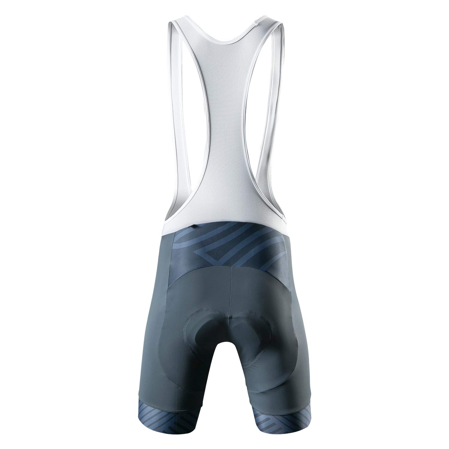 Santic Men's 3D Padded Cycling Bib Shorts - Breathable Black Bike Shorts with Comfortable Chamois for Road & Mountain Biking | Perfect for Training, Racing & Long Distance Cycling