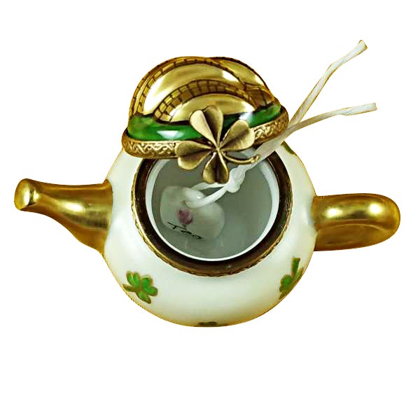 Authentic Irish Teapot with Infuser - Elegant Limoges Porcelain Teapot for Loose Leaf & Tea Bags | Perfect for Afternoon Tea, Gifts & Home Decor