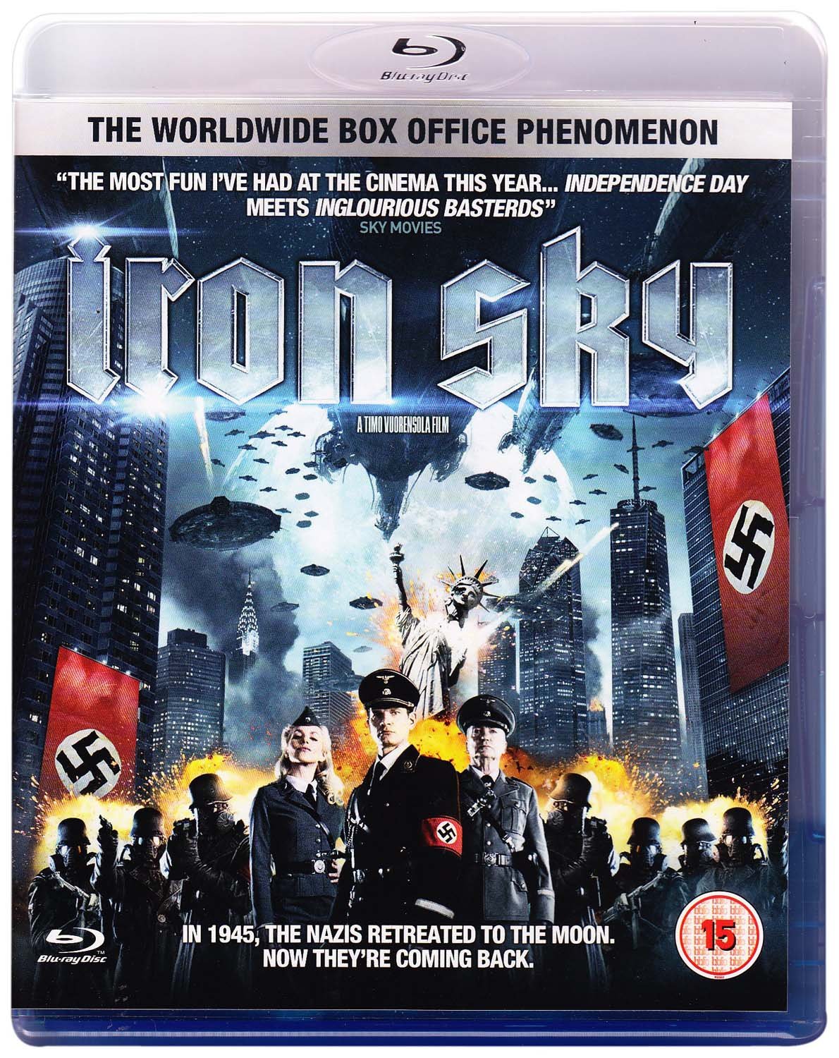 Iron Sky Blu-ray + Digital Copy - Sci-Fi Comedy Movie for Home Entertainment & Movie Nights