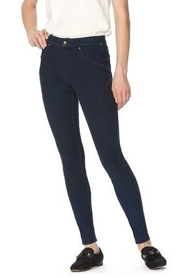 Ultra Soft Fleece Lined Denim Leggings for Women - Stretchy Comfortable Jeggings with Warm Fleece Lining - Perfect for Winter, Yoga, Lounge & Casual Wear