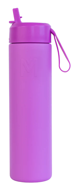 Montii Fusion Sipper Drink Bottle - 475ml (16oz) Leak-Proof Insulated Stainless Steel Water Bottle for Gym, Hiking, Travel & Everyday Use