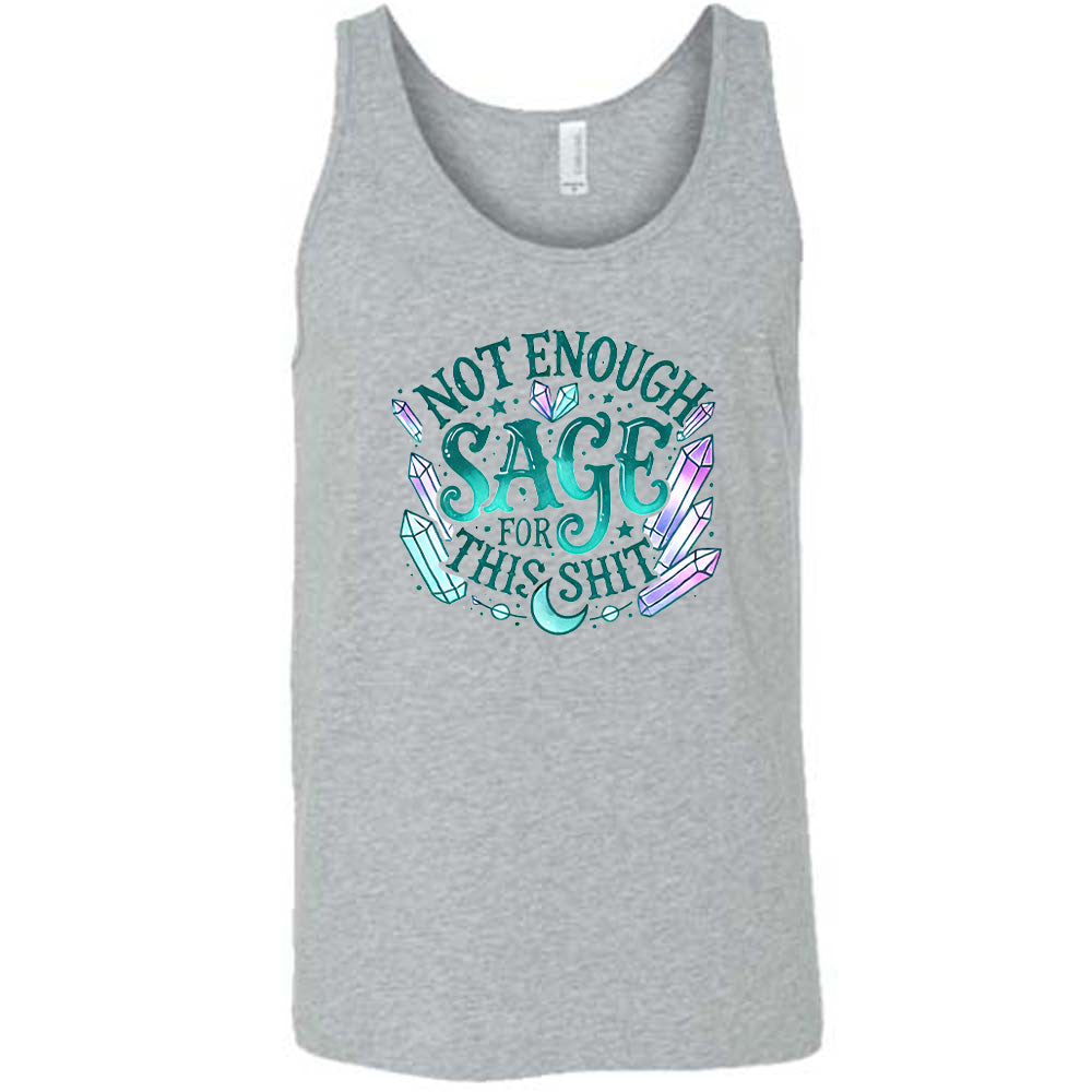Unisex Crystals Shirt with Sage Design - Perfect for Yoga, Meditation & Spiritual Healing
