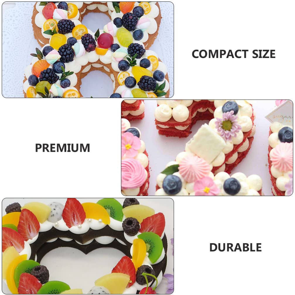 37-Piece Heart-Shaped Cake Molds Set - Digital Cake Stencils, Baking Templates & DIY Decorating Tools for Birthday, Wedding, Valentine's Day & Holiday Baking Supplies - Perfect for Cupcakes, Cookies & Fondant Designs