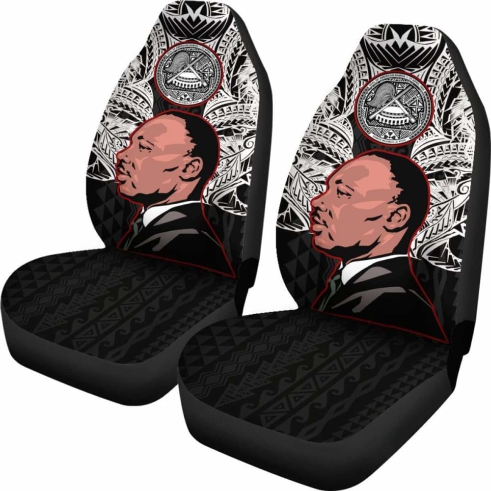 Premium American Samoa Polynesian Car Seat Covers - MLK Inspired Design (105905) | Durable & Stylish Protection for Cars, Trucks & SUVs