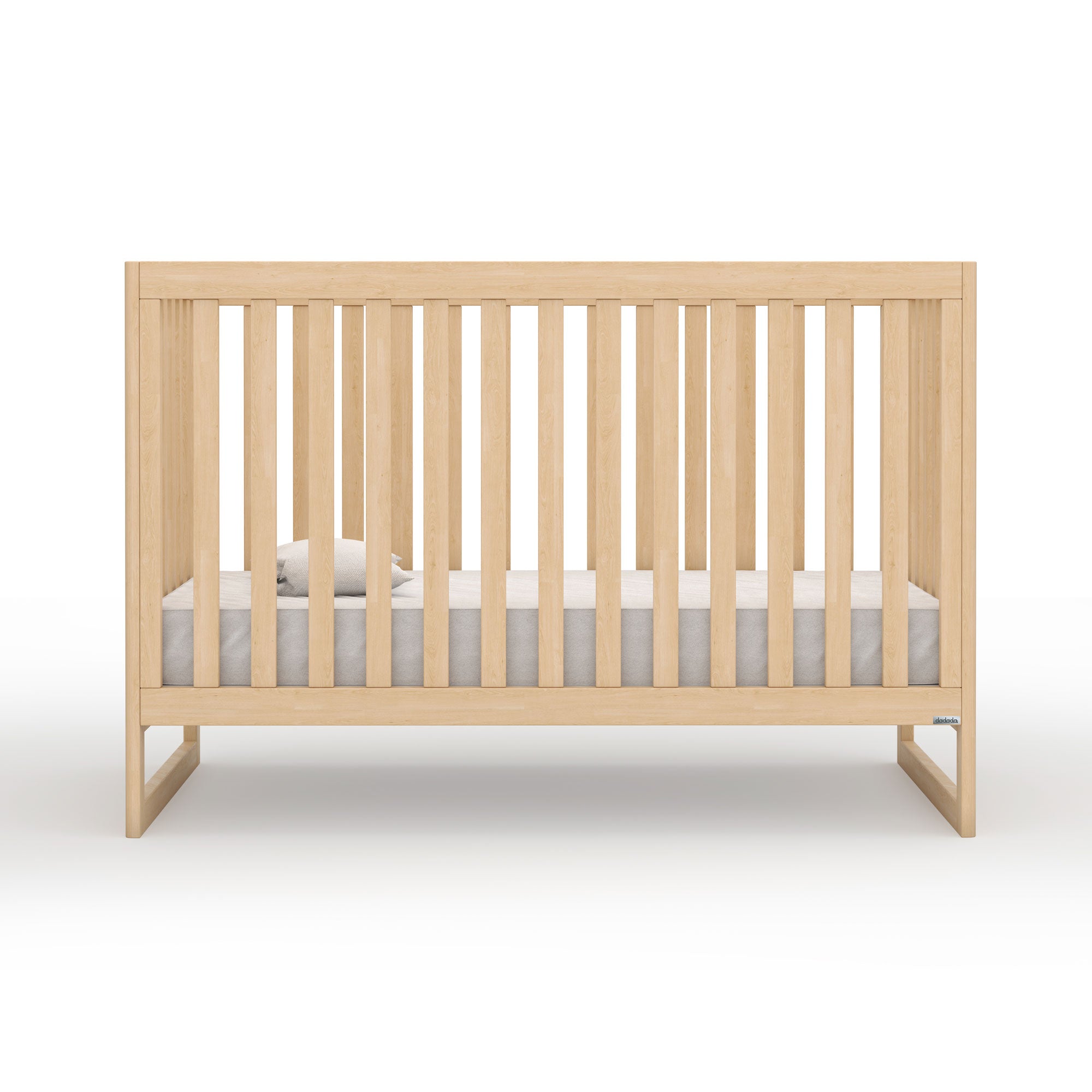 Austin 3-in-1 Convertible Baby Crib - White Wooden Nursery Furniture for Newborn to Toddler | Perfect for Modern Nursery, Bedroom & Daycare Use