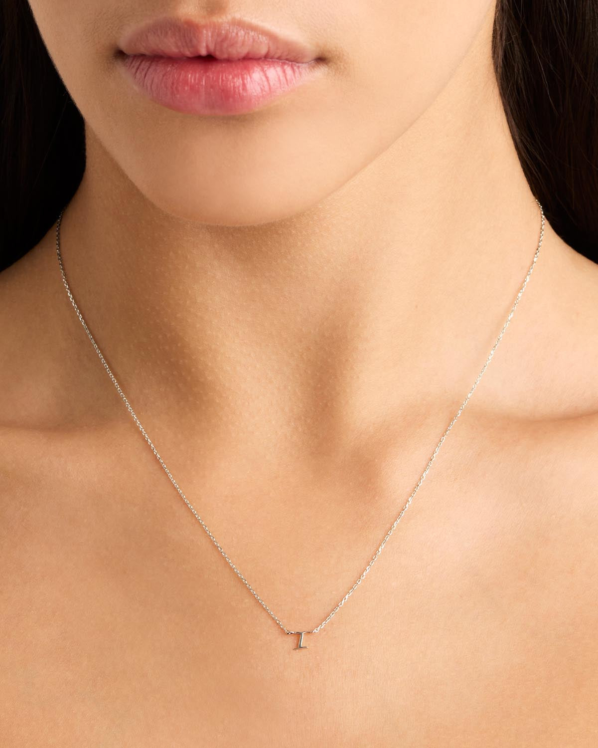 Sterling Silver Love Letter Necklace for Women - Personalized Engraved Pendant Gift for Her - Romantic Jewelry for Anniversary, Valentine's Day & Special Occasions