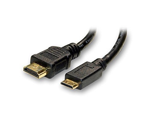 Premium 10ft HDMI to Mini HDMI Cable (Male to Male) - High Speed 4K 60Hz, Gold Plated Connectors - Perfect for Cameras, Laptops & Home Theater Systems