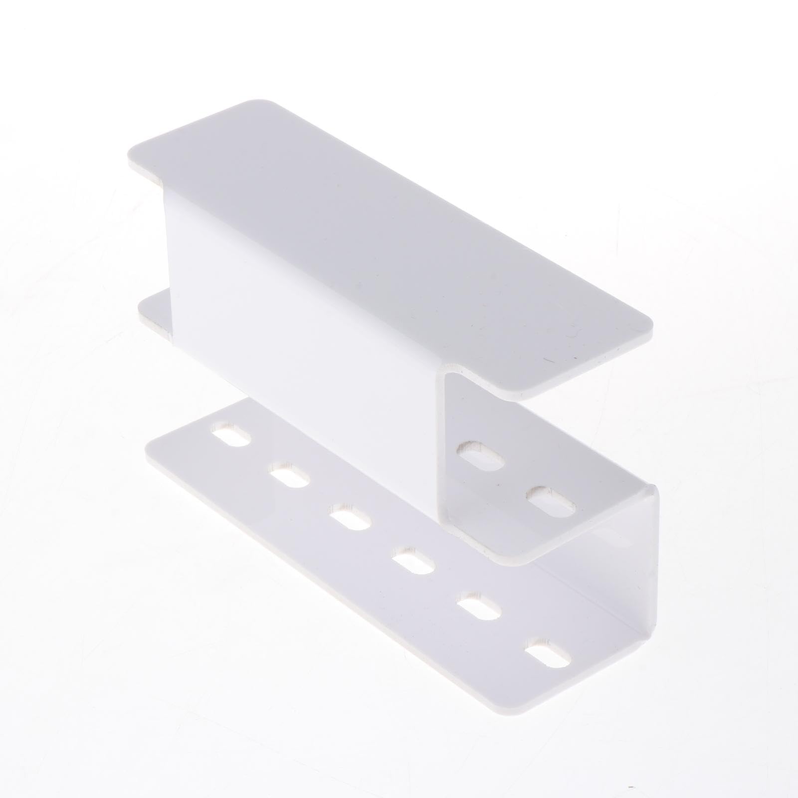 White Acrylic Stand for Eyelash Tweezers Organizer - Holds 6 Tools | Perfect for Salon, Makeup Artists & Home Beauty Stations