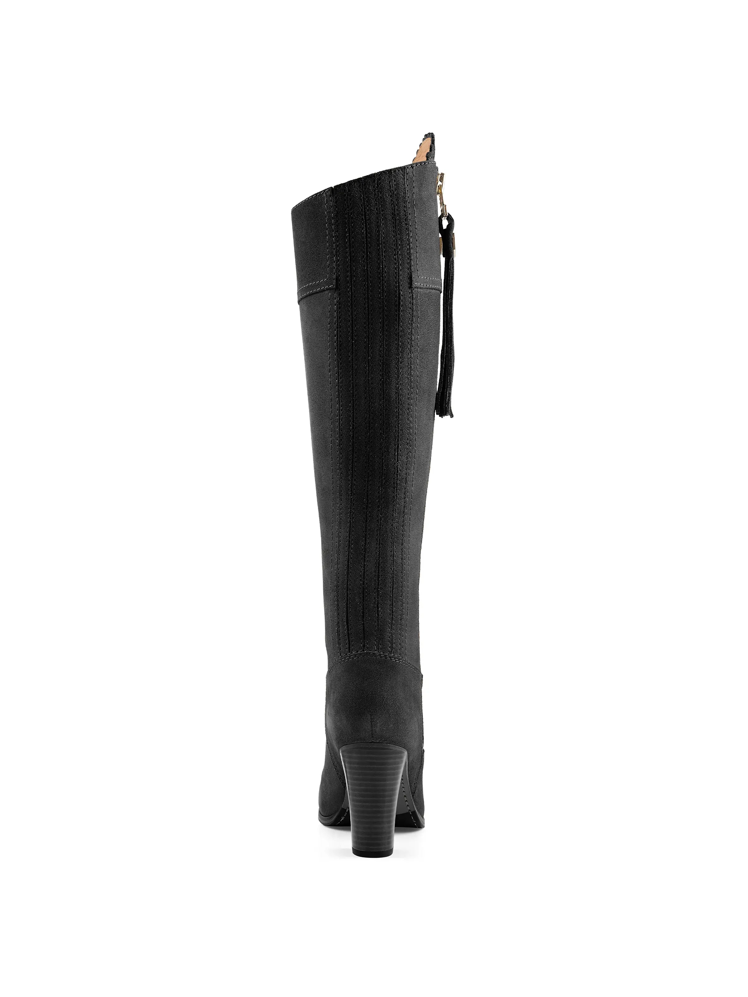 Black Suede High Heel Pumps - Women's Classic Pointed Toe Stiletto Heels for Party, Wedding & Evening Wear