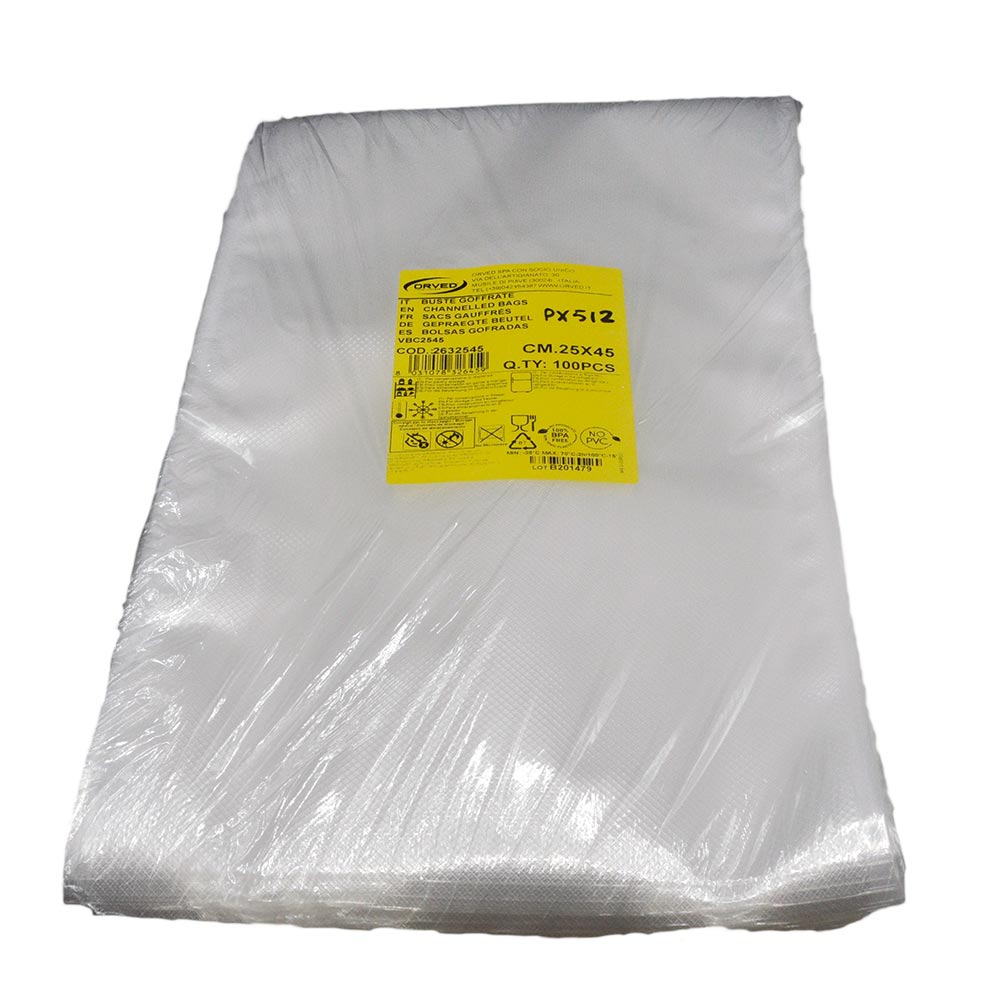 Channel Vacuum Bag for Domestic Use - Sealing Machine Bags for Food Storage, Clothes & Travel Packing | Airtight Vacuum Seal Bags for Home Organization & Space Saving