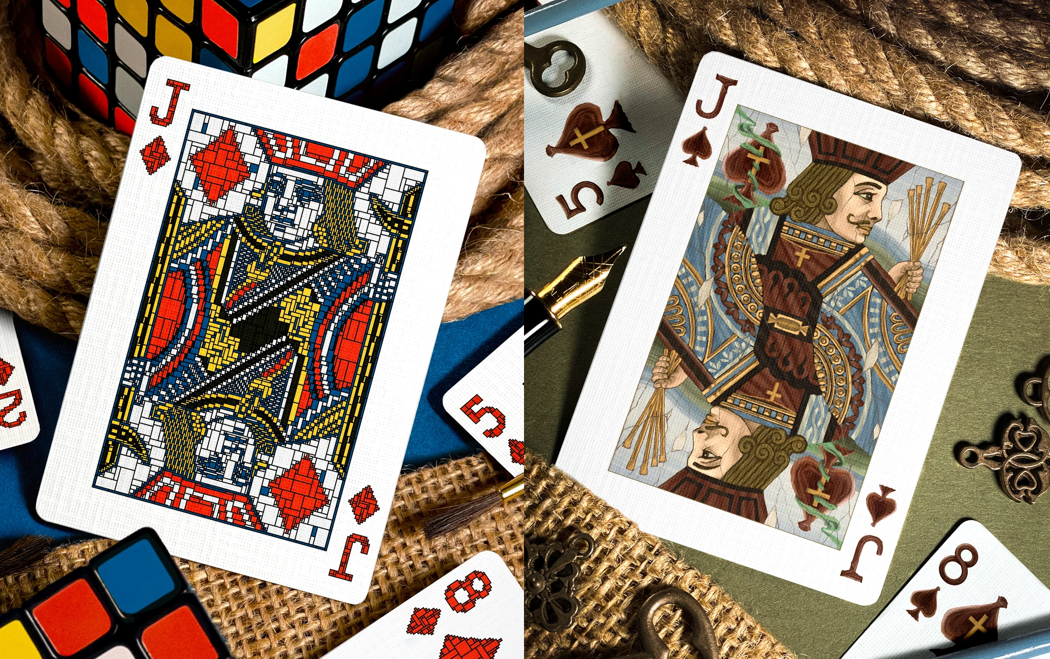 Premium Artist Playing Cards - Unique Design Deck for Poker, Magic Tricks & Card Games | Perfect for Collectors, Gifts & Game Nights