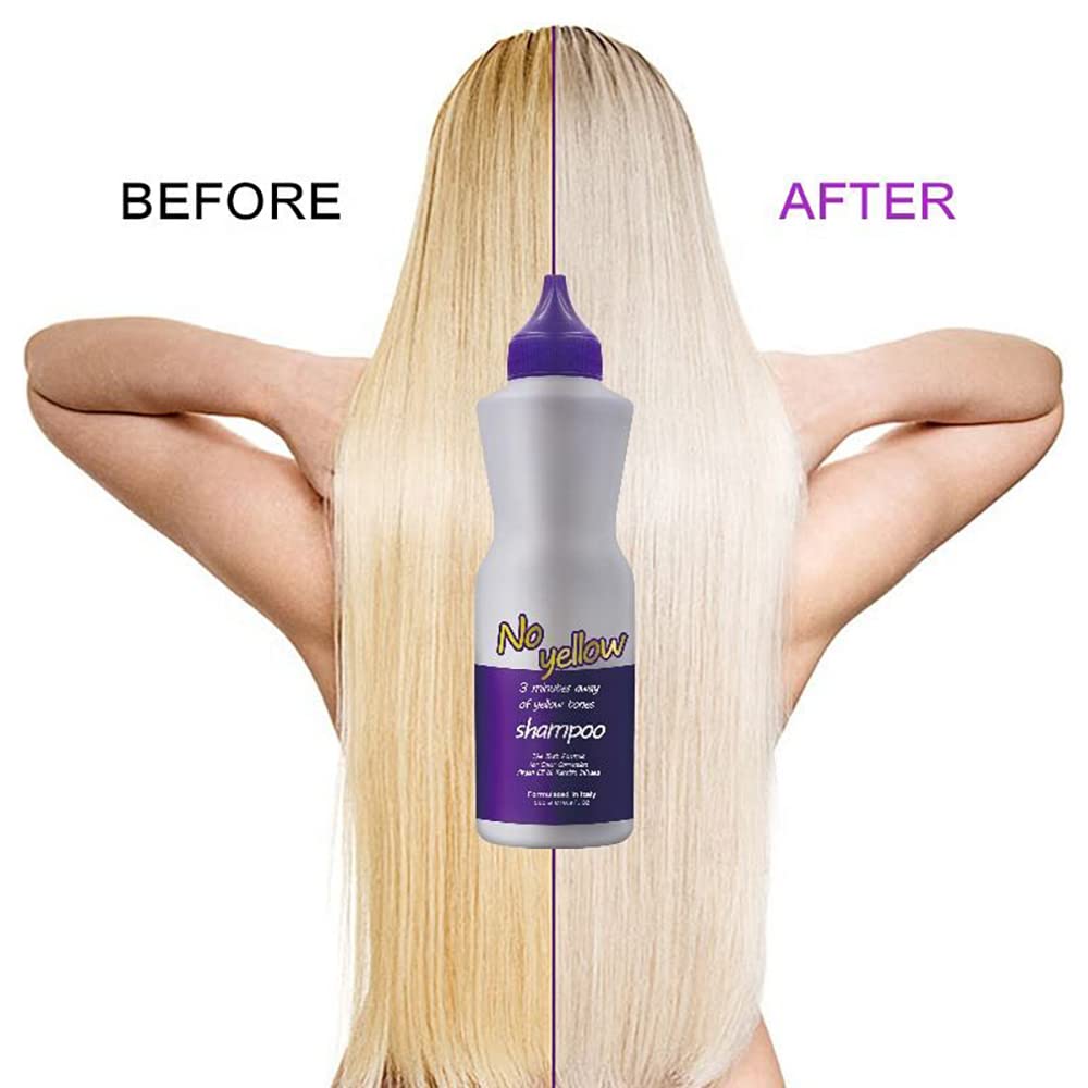 Purple Shampoo for Blonde Hair - Sulfate-Free, Argan Oil & Keratin, 16.9oz | Fights Brass & Yellow Tones