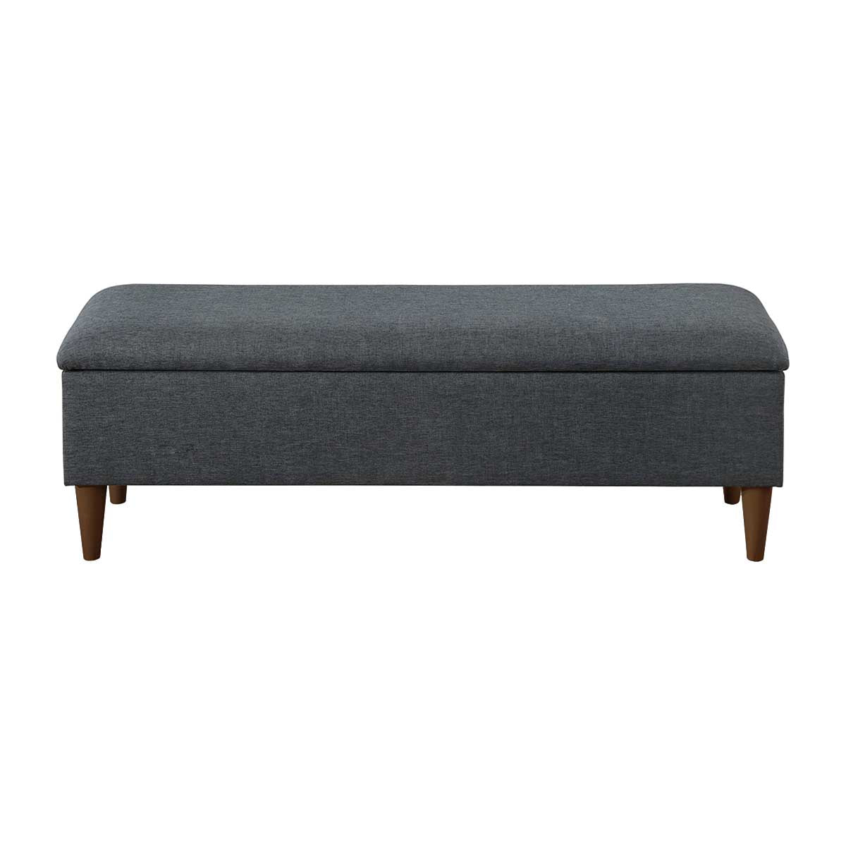 Charlotte Fabric Storage Bench - Stylish & Functional Entryway Seat with Hidden Storage | Perfect for Living Room, Bedroom, or Hallway Organization
