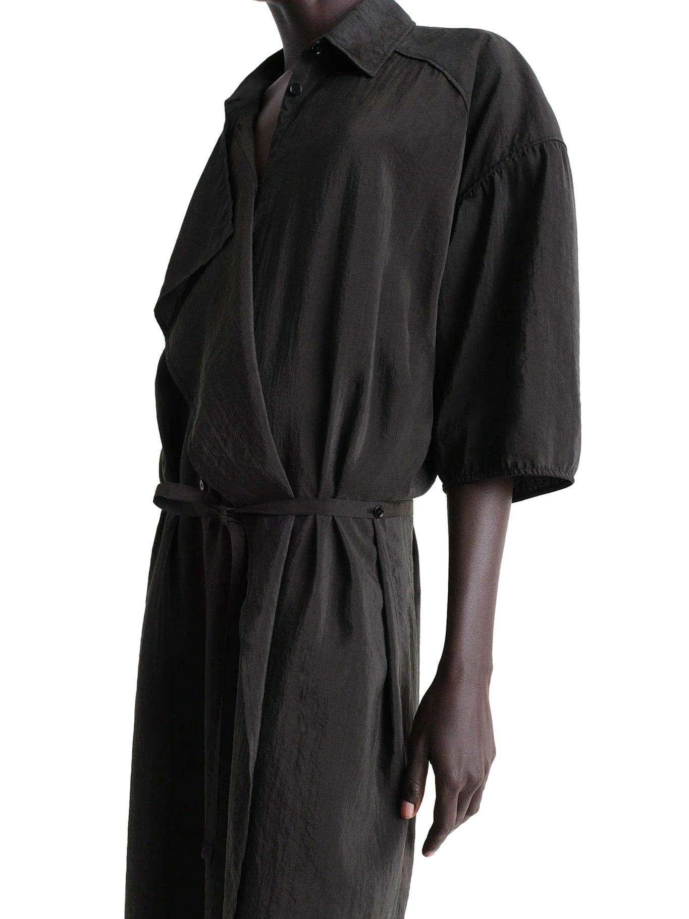 Asymmetrical Shirt Dress for Women - Stylish & Comfortable Wrap Dress for Casual Outings, Office Wear & Date Nights