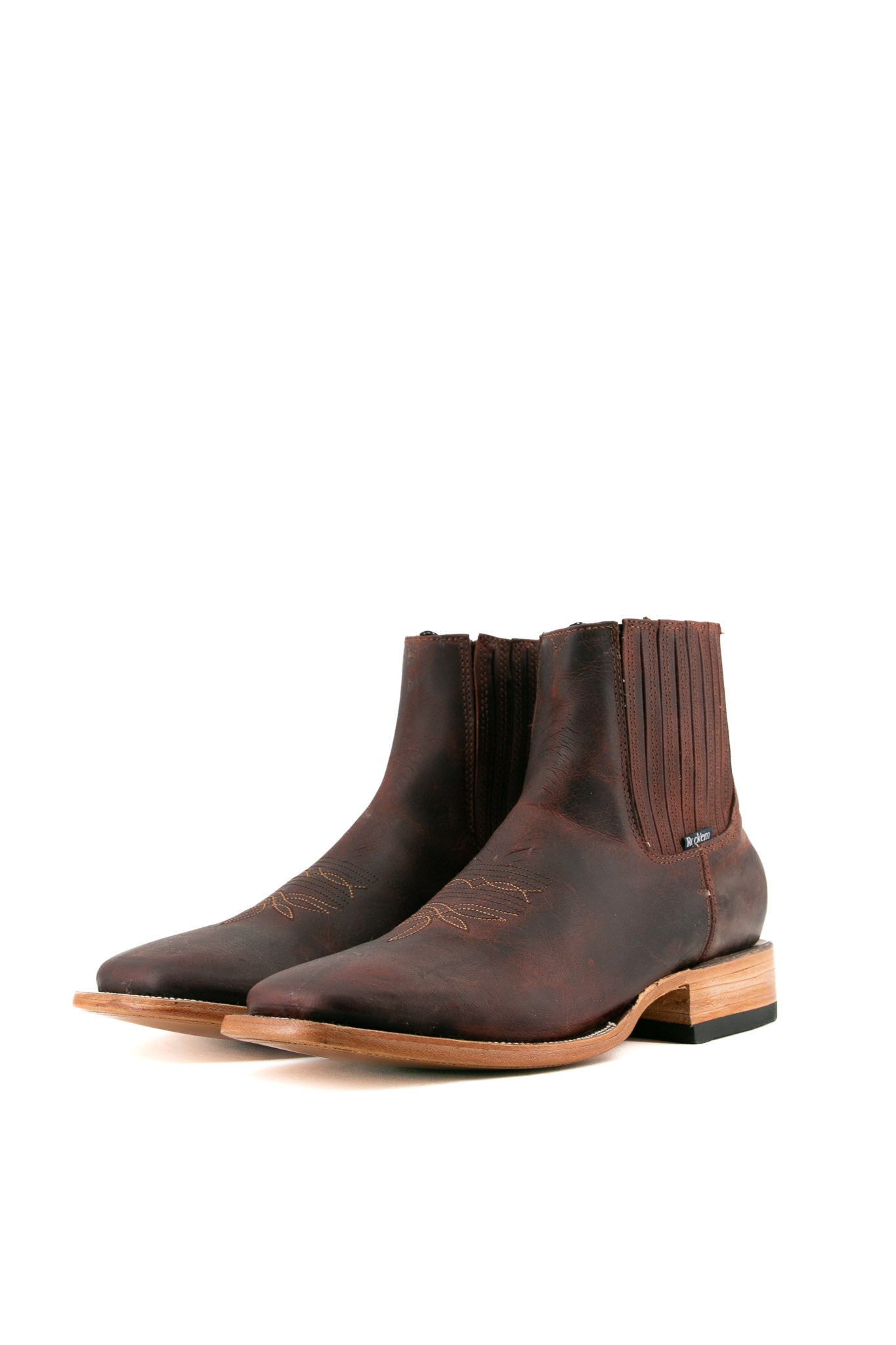Senegal Ebano Men's Square Toe Ankle Boots - Stylish & Comfortable Leather Boots for Casual Wear, Work & Outdoor Activities