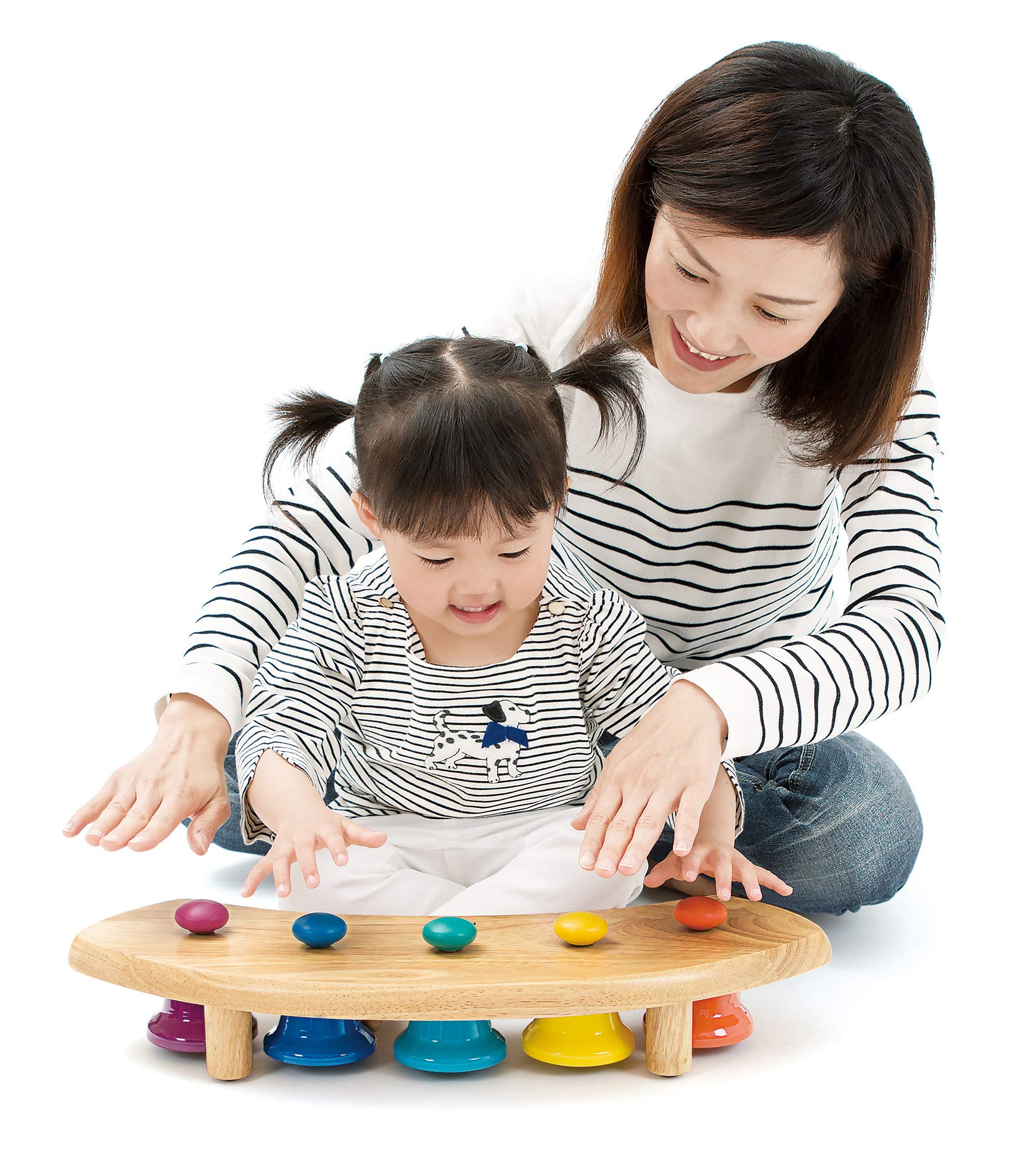 Playme Pat Bells Station - 5-Note Pentatonic Scale Musical Toy for Kids | Perfect for Early Childhood Education, Music Therapy & Classroom Activities