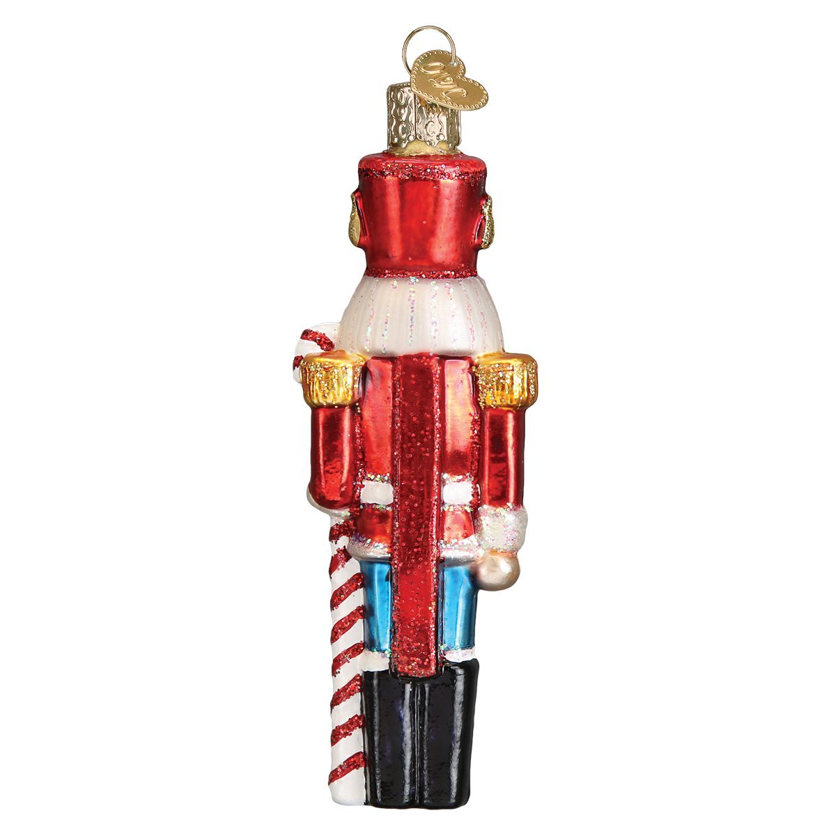 Old World Christmas Candy Glass Blown Ornaments - Peppermint Nutcracker Decorations for Holiday Tree | Perfect for Christmas Decor, Gift Giving & Festive Home Styling