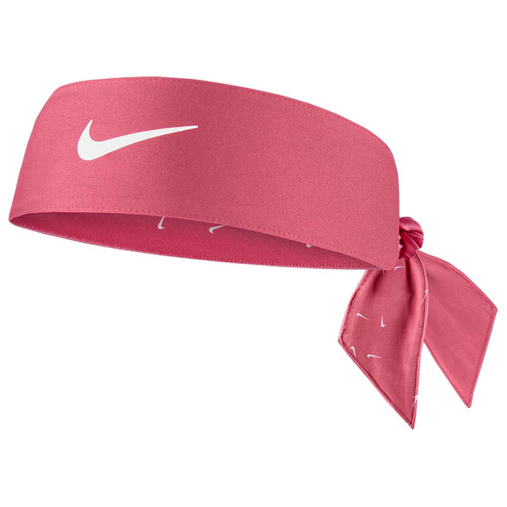 Nike Dri-FIT Reversible Print Headband 3.0 - Pink & White - Moisture-Wicking Sports Headwrap for Running, Yoga & Workouts