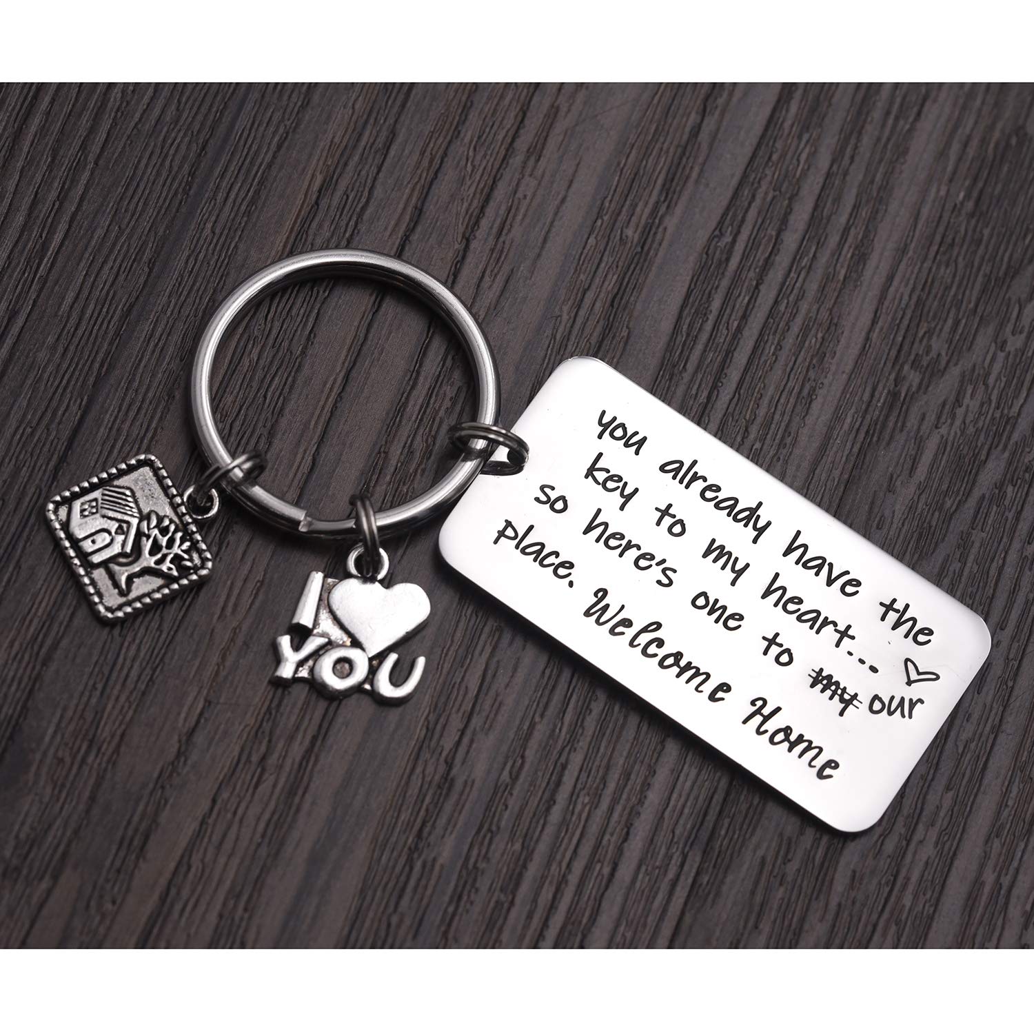 2023 Best Housewarming Gifts for New Homeowners - Elegant House Keychain Set - Perfect for Housewarming Parties, New Home Gifts & Welcome Presents - Ideal for Couples, Friends & Family Moving into New Homes