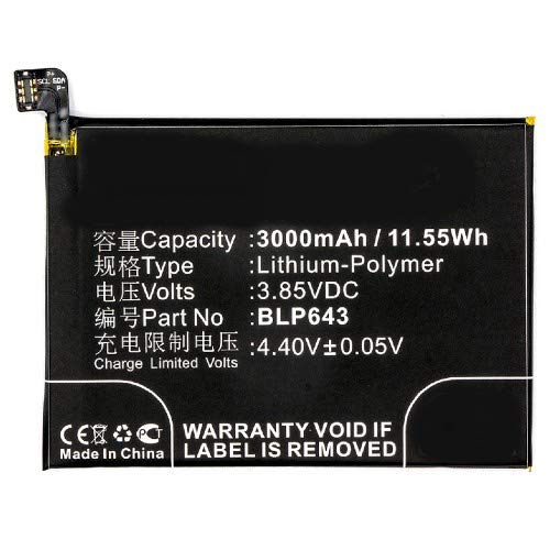 Synergy 3000mAh BLP643 Battery for Oppo Phones - Long Lasting Power for Daily Use