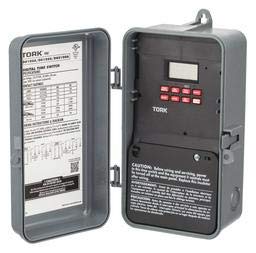 Tork DGS100A 7-Day Digital Electronic Timer, 1-Channel DPDT, 120-277V AC - Perfect for Home Automation, Lighting Control & HVAC Systems