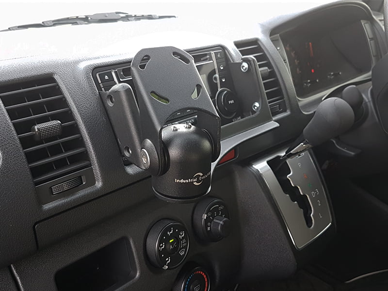 Industrial Evolution InDash Mount for Toyota HiAce (2005-2018) Right Hand Drive - Perfect for GPS Navigation & Phone Mounting While Driving