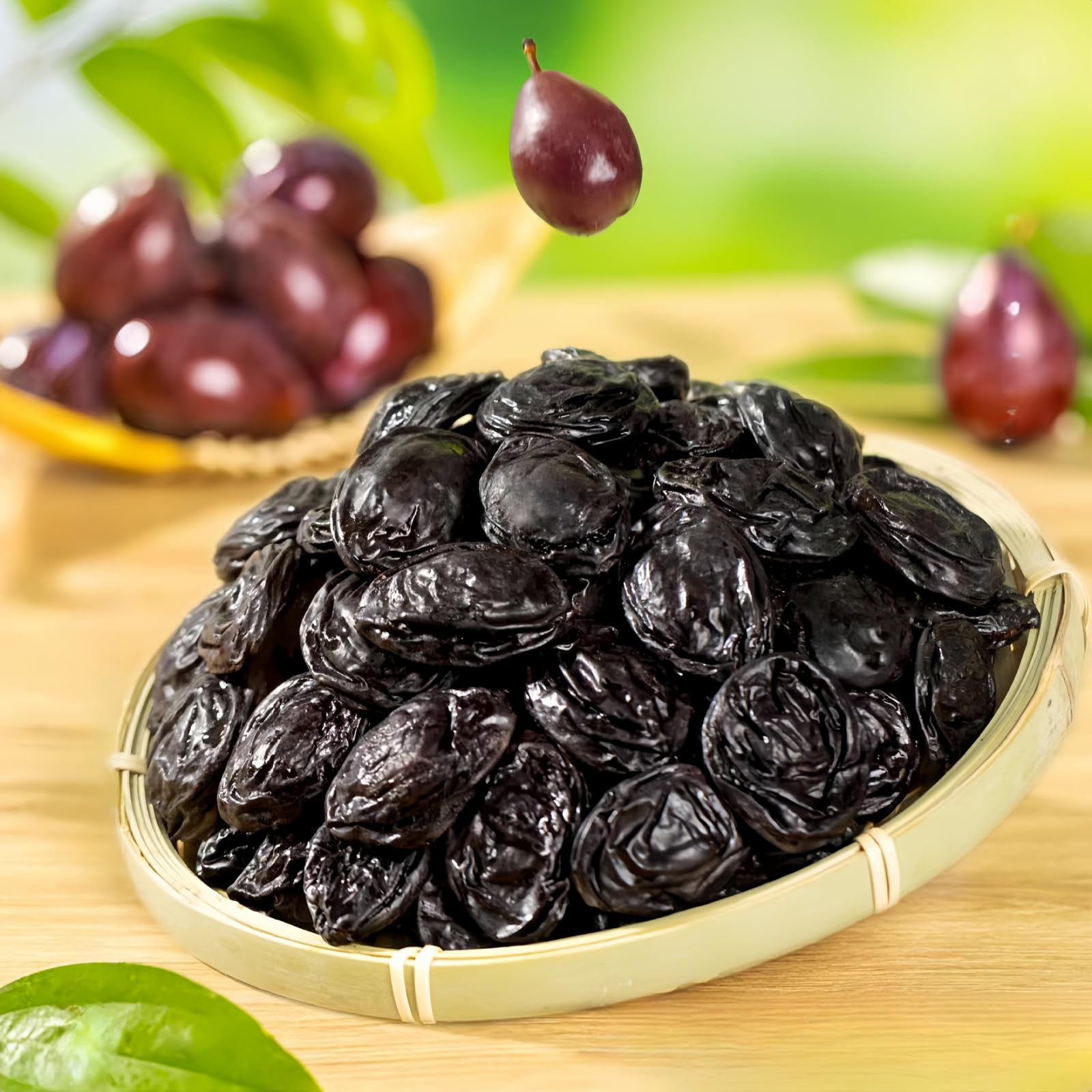 Organic Dried Plums No Sugar Added | Vegan, Gluten-Free, Kosher Certified | 100% Natural Prunes Snacks | 11.5oz (328g) Resealable Bag | Perfect for Healthy Snacking, Baking & Trail Mixes