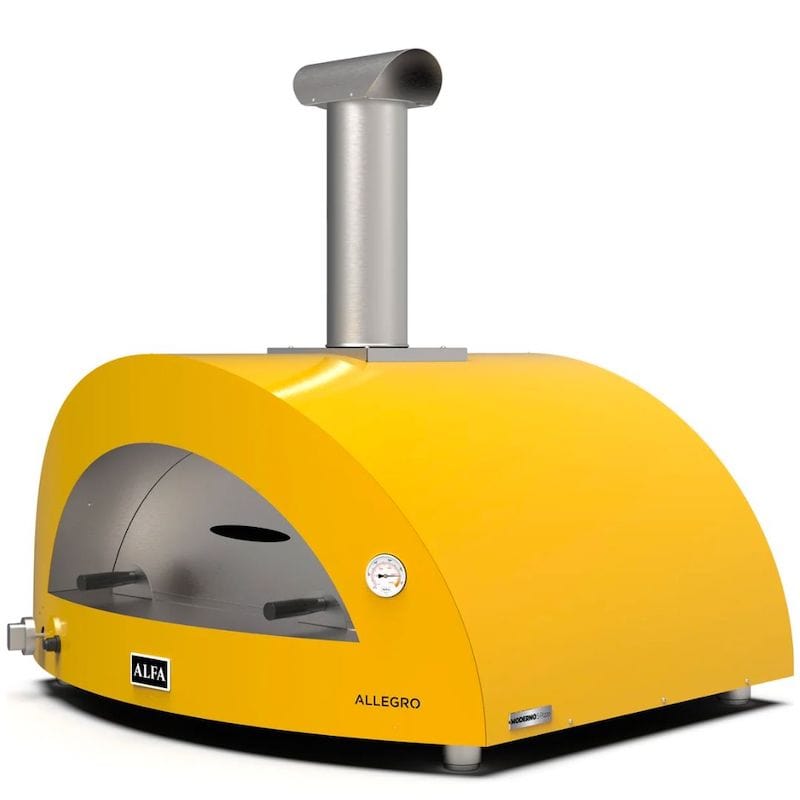 Alfa MODERNO 5 Pizza Outdoor Gas Oven - Professional Stainless Steel Pizza Maker for Backyard, Restaurant & Catering - Perfect for Wood-Fired Flavor at Home