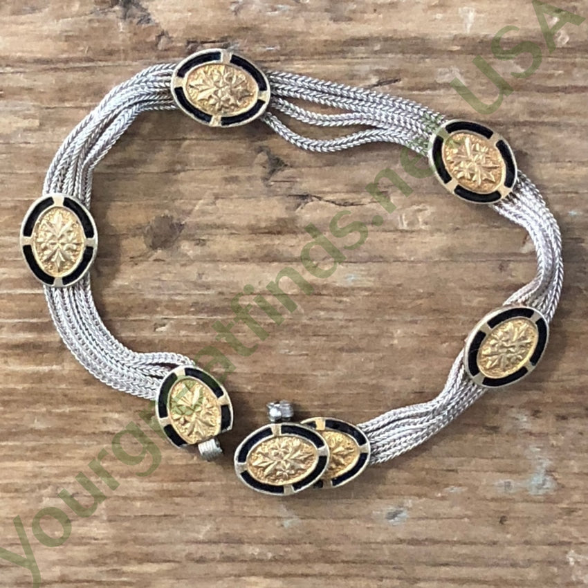 Sterling Silver Medallion Bracelet for Women - Elegant & Durable Jewelry Gift for Birthday, Anniversary & Special Occasions