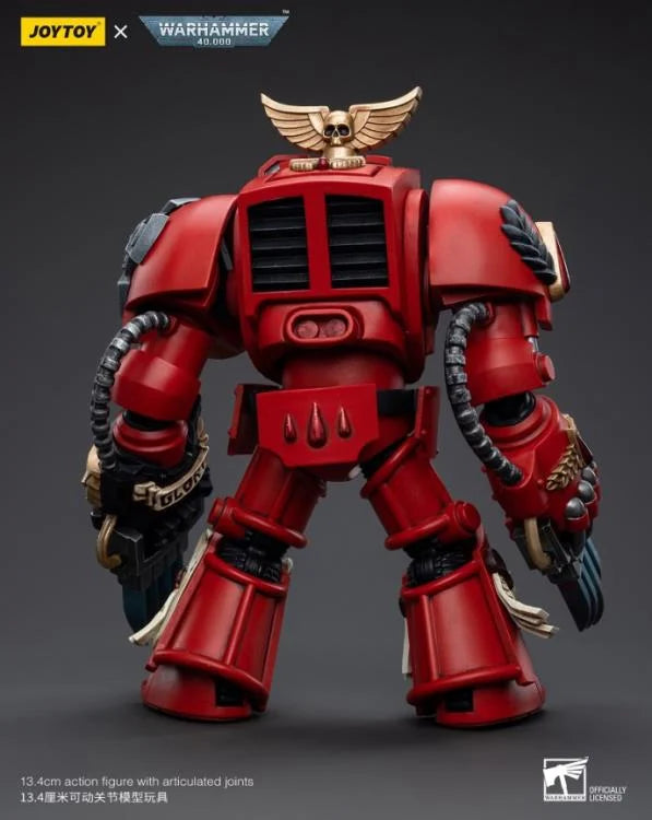 JOYTOY Warhammer 40K Blood Angels Assault Terminators Brother Nassio Action Figure - Collectible Space Marine Miniature for Tabletop Gaming & Display