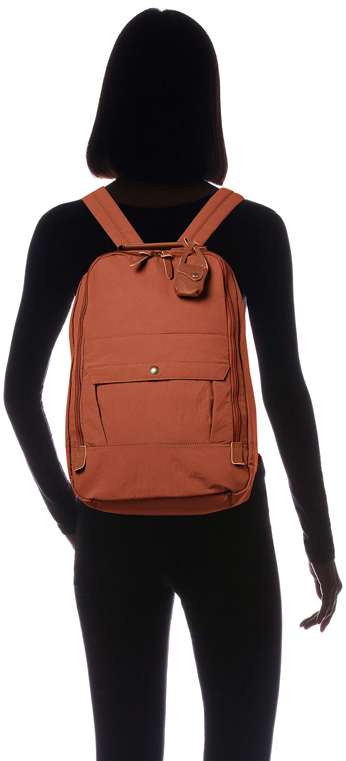 Tora LRD Women's Backpack - Stylish Washed Nylon & Genuine Cow Leather Laptop Bag for Work, Travel & College | Durable Everyday Backpack for Professionals & Students