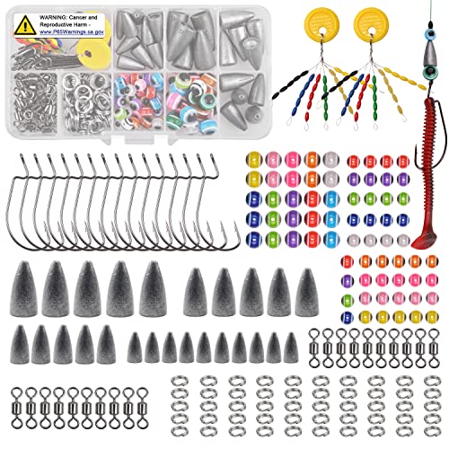 182Pcs Texas Rig Kit