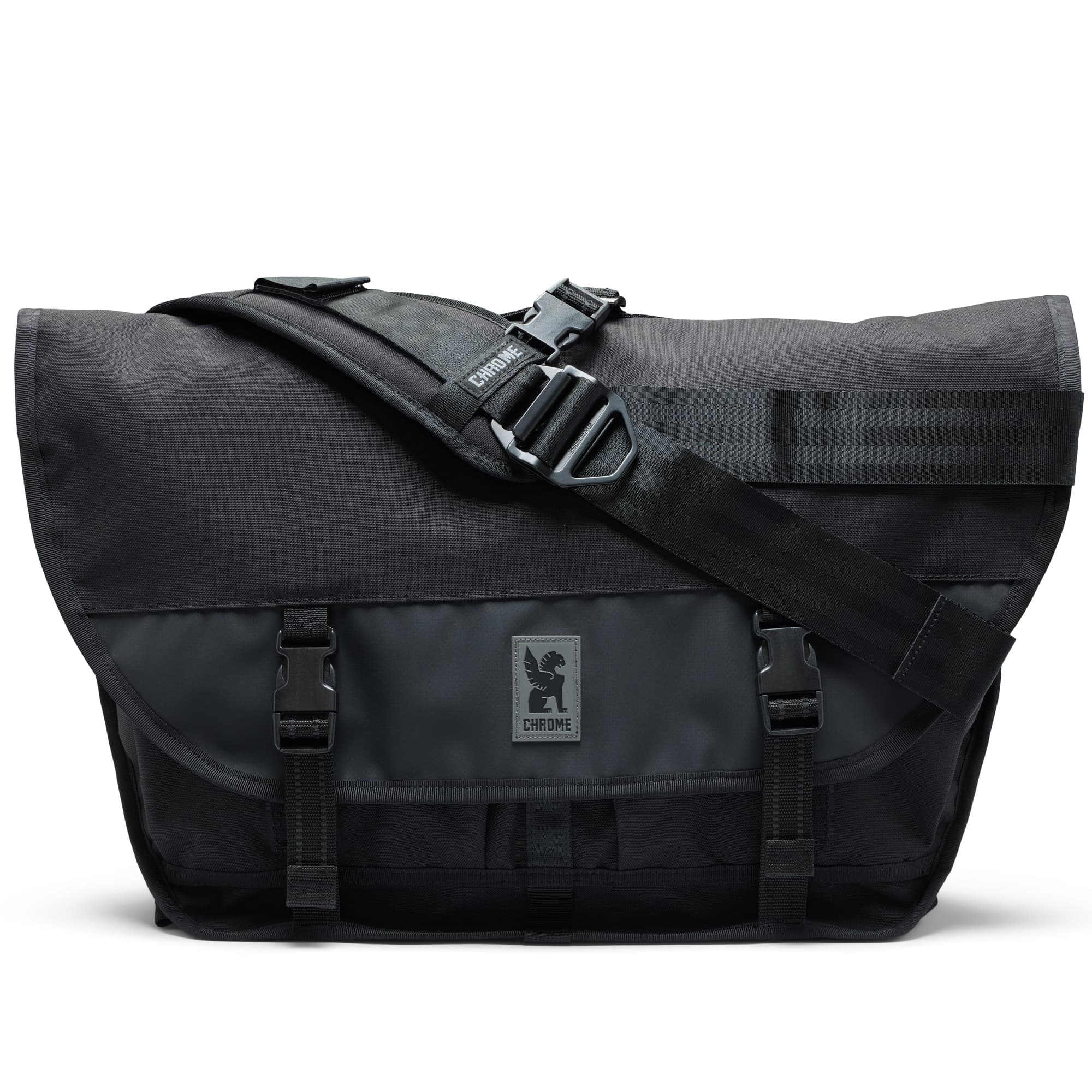 Citizen Slide 24L Messenger Bag for Men & Women - Waterproof Laptop Backpack with USB Charging Port - Perfect for Work, Travel & College (Black)