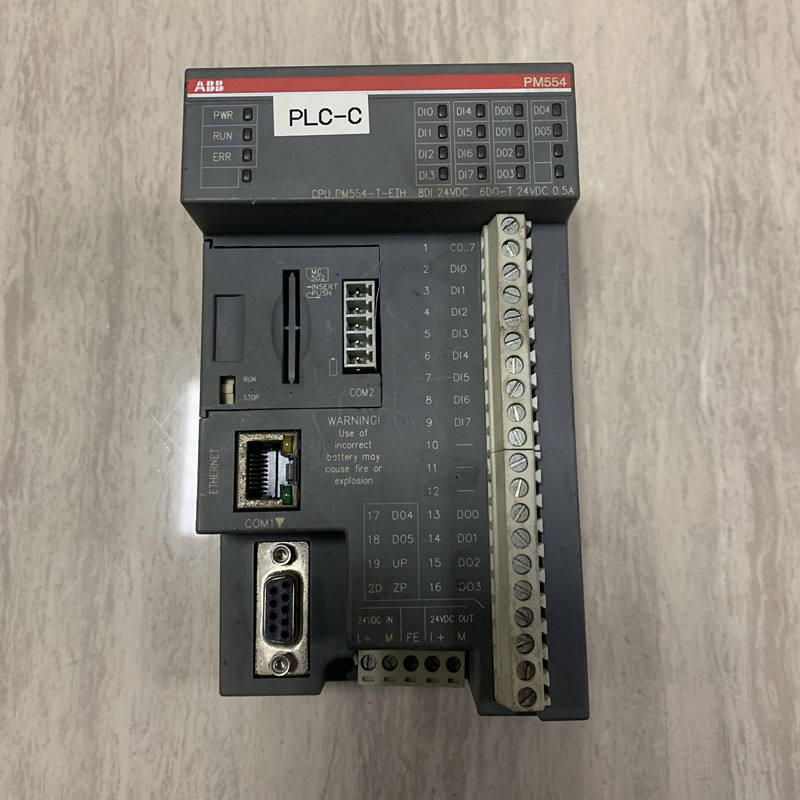 ABB PM554 T ETH A0 Central Processing Unit 128kB Ethernet - Industrial Automation Control Module for PLC Systems