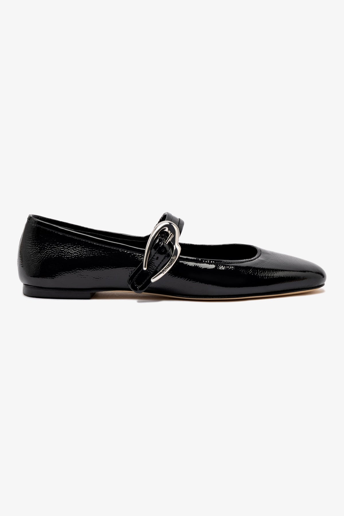 Verona Ballet Flat Shoes for Women - Black Patent Leather - Comfortable & Stylish for Work, Office & Casual Wear