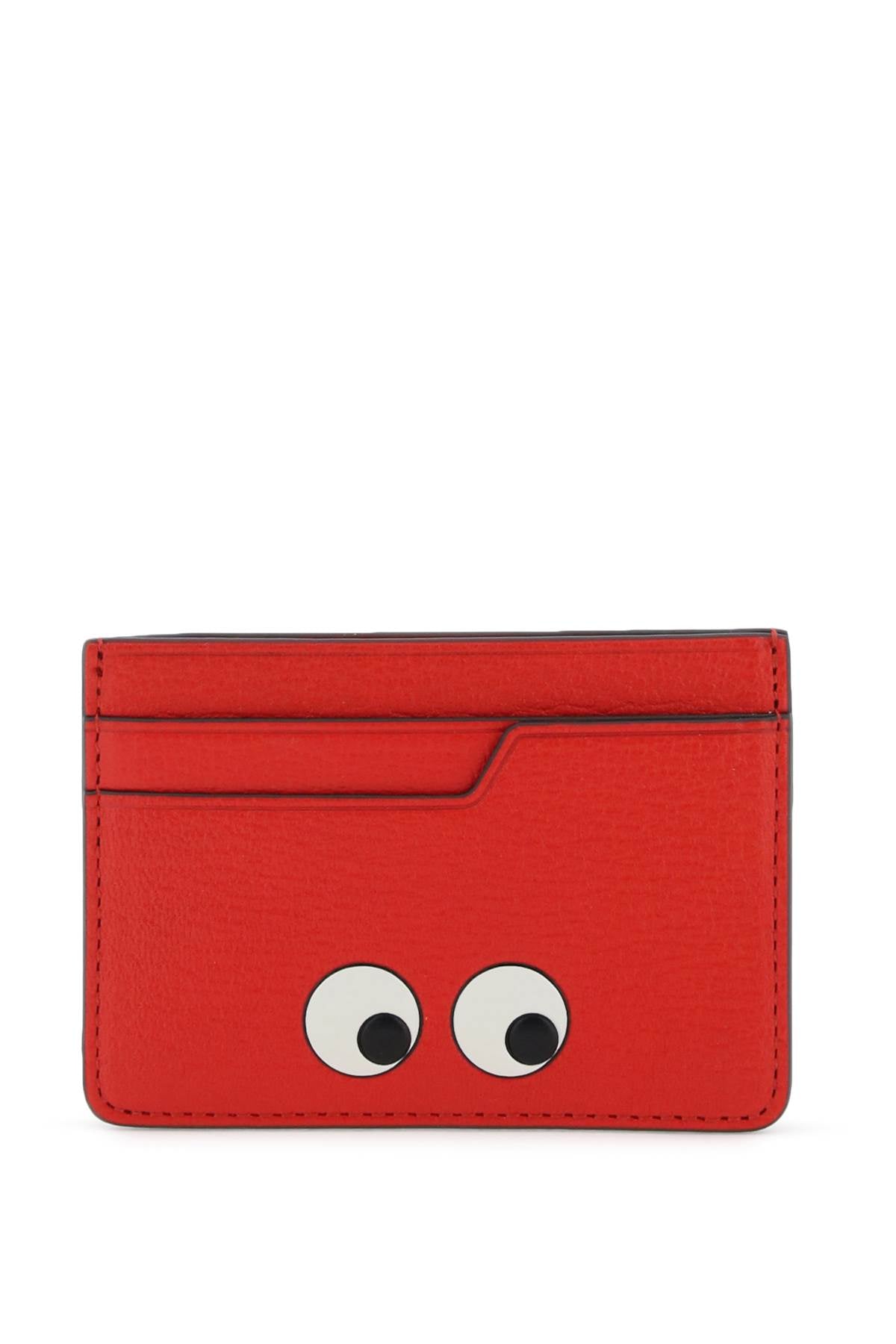 Anya Hindmarch Eyes Card Holder - Stylish Leather Credit Card Wallet for Women - Perfect for Everyday Use, Travel & Gift Giving