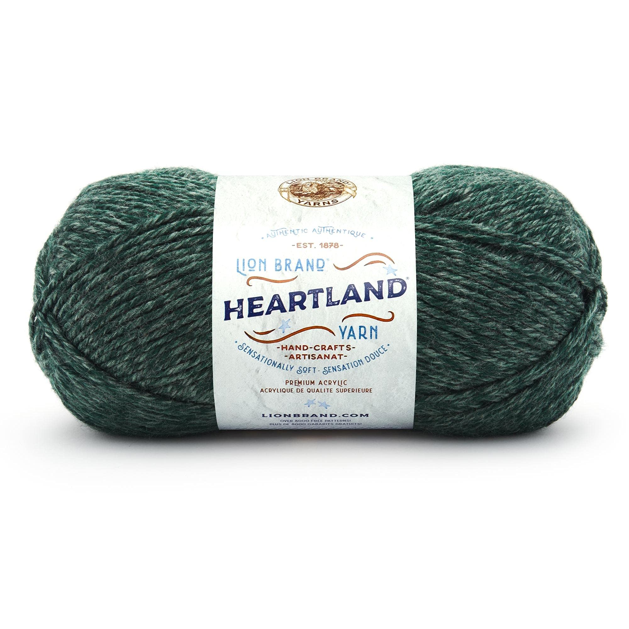 (1 Skein) Lion Brand Yarn Heartland Yarn, Kings Canyon - Premium Acrylic Yarn for Knitting & Crocheting - Perfect for Scarves, Blankets & DIY Crafts