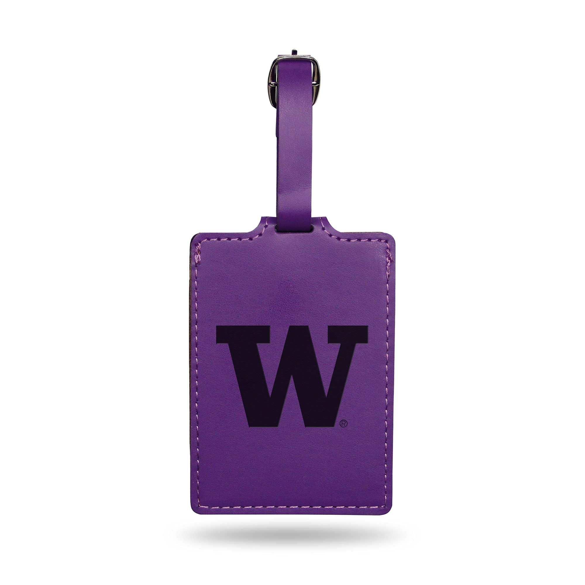 NCAA Alabama Crimson Tide Laser Engraved Ultra Suede Luggage Tag with ID Card - Perfect for Travel, College Football Games & Alumni Gifts