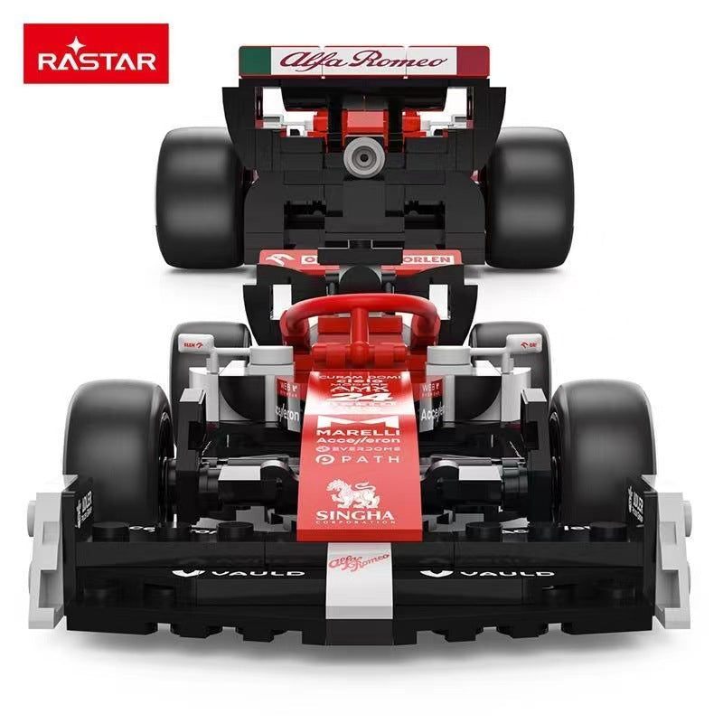 RASTAR 92300 2022 Alfa Romeo F1 C42 1:24 Scale Model Car - 340 PCS Building Blocks Set for Adults & Kids - Perfect for F1 Racing Fans, Collectors & DIY Enthusiasts