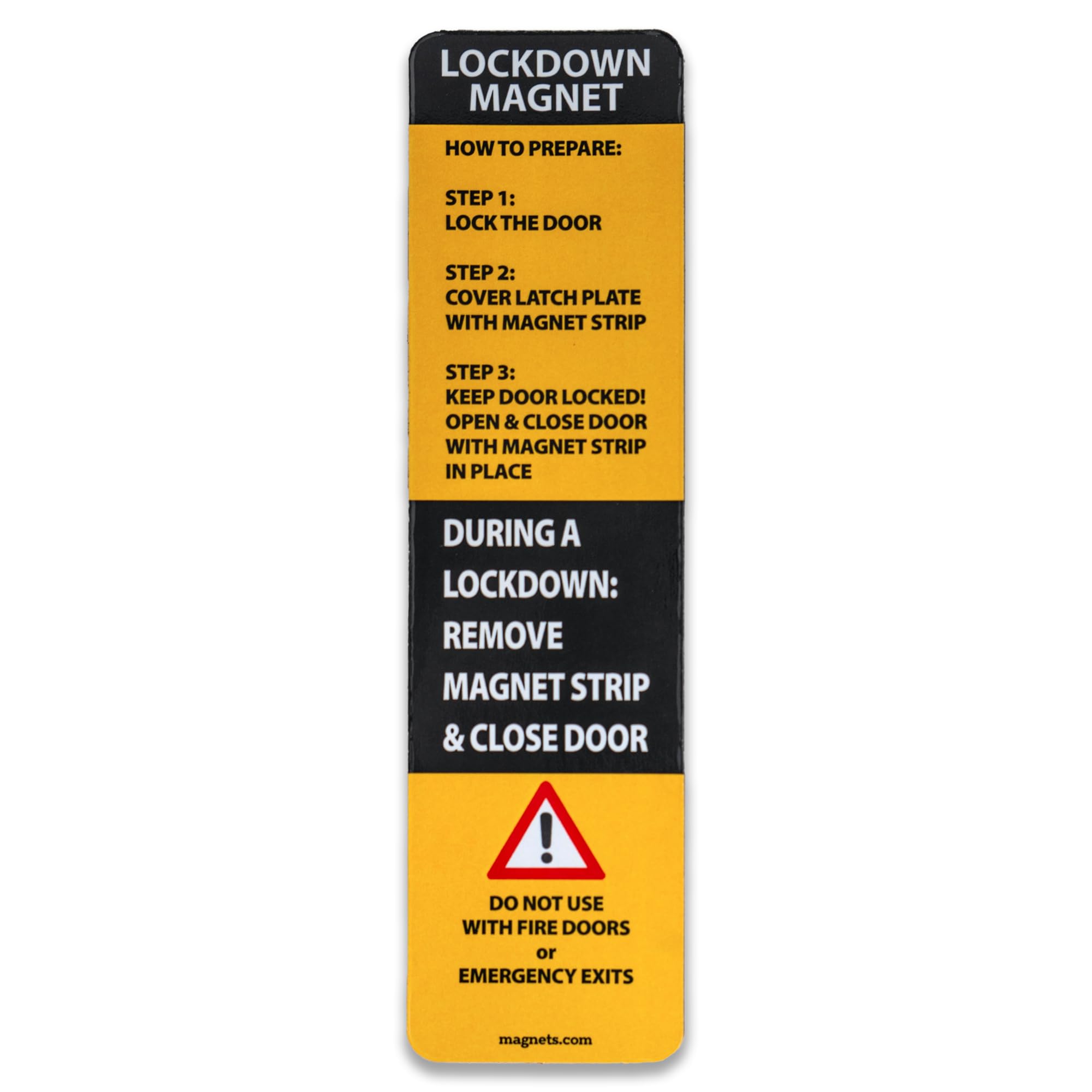 100-Pack Heavy Duty 30mil Magnetic Strips for School Lockers, Whiteboards & Lockdown Safety - Strong Adhesive Black Magnetic Tape for Classroom Organization & Emergency Preparedness - Perfect for Teachers, Offices & Home Use