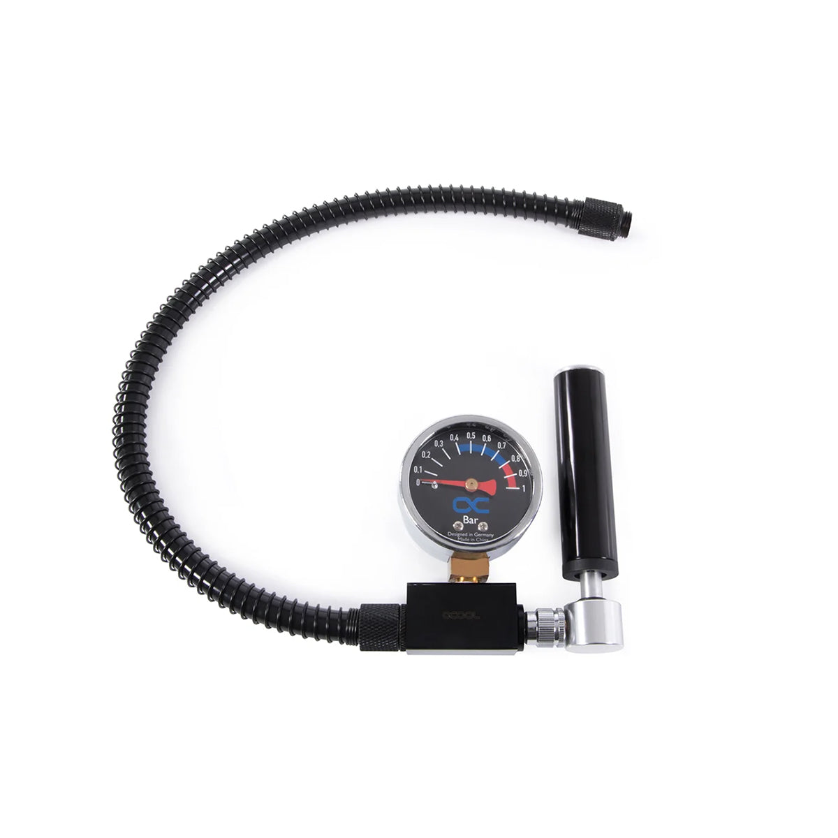 Alphacool PC Water Cooling Leak Testing Tool & Pump Kit - for Custom Liquid Cooling Systems, PC Builds, and Gaming Rigs