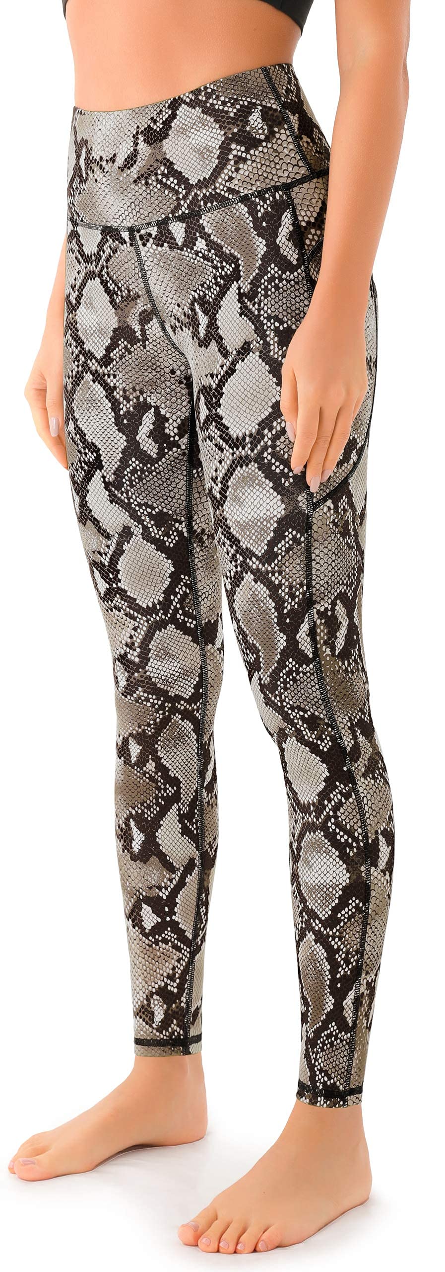 Best Women's High Waisted Yoga Leggings with Pockets - Tummy Control Workout Pants for Running, Gym & Lounge Wear - Persit Comfortable Athletic Leggings